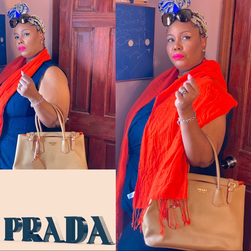 SOLD Prada Saffiano Cuir shopping bag